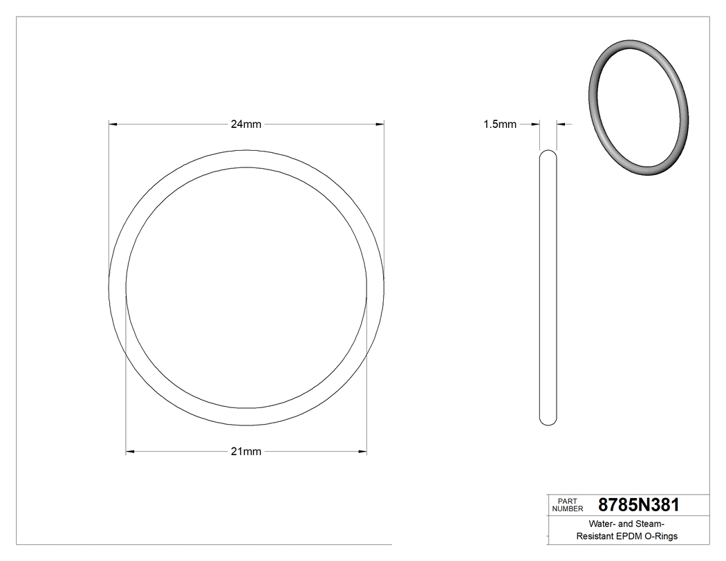 Technical drawing - 8785N381